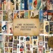 A collage featuring numerous World War I propaganda posters. At the center, a beige box reads, "One Hundred WW1 Propaganda Posters." The posters depict various patriotic and wartime themes, slogans, and imagery.